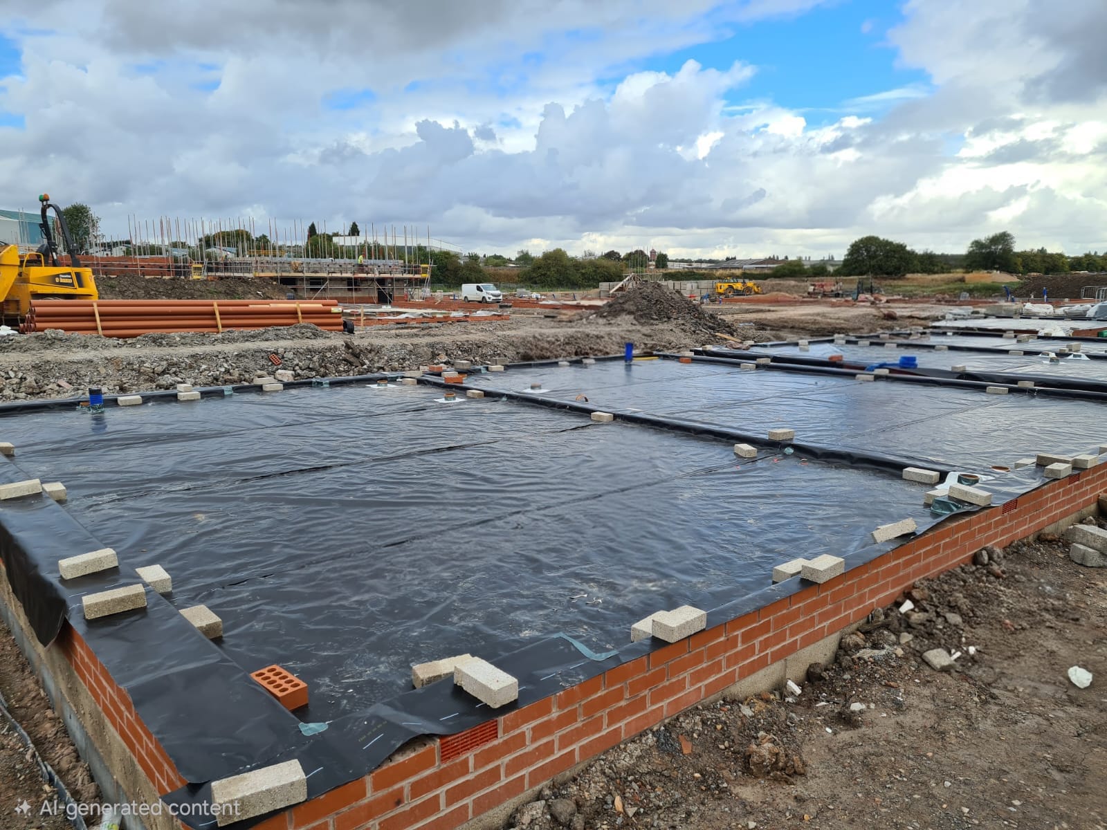 Gas membrane installation by Ground Technology Group